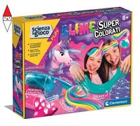 CLEMENTONI - 19355 - SLIME SUPER COLORATI - LABORATORIO SCIENTIFICO
