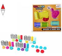 Little Tikes Set Wonder Factory Never Dry - 4x59ml impasto, 4x89ml sabbia, non secca, Senza Glutine