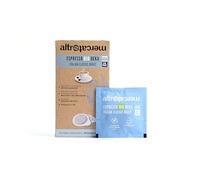 ALTROMERCATO - Caffè espresso Biodeka - 18 cialde biodegradabilI - decaffeinato com metodo naturale - biologico - 18 cialde da 7 gr- da produttori del Commercio Equo e Solidale