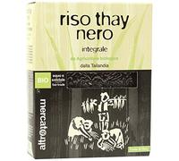 ALTROMERCATO - Riso nero biologico Thay - Varietà Hom Nin dalla Thailandia - Da filiere del commercio equo e solidale - Aromatico e dal gusto intenso, 500 g