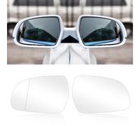 Altsbaos 2PCS Vetro Retrovisore compatibile con Audi A3 A4 A5 Specchio Riscaldato A3 8P1/Cabriolet 8P7/Sportback 8PA, A4 8K2 B8/Avant 8K5 B8, A5 8T3/Cabriolet 8F7/Sportback 8TA-(Sinistra + Destra)
