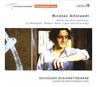 Deutscher Musikwettbewerb Works for Cello and Piano (Altstaedt, Piemonsti) (CD)