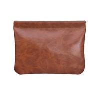 Altsuceser Custodia impermeabile portatile impermeabile con chiusura magnetica per cosmetici, rossetti e cuffie, colore marrone, S
