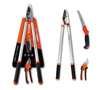 Altuna - Kit di Potatura - Include Forbici da Potatura a 2 Mani + Forbici a 1 Mano per Giardino + Seghetto Pieghevole - Il Tuo Pacchetto Ideale per Avere il Tuo Giardino Perfetto - Ideale come Regalo