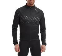 Altura - Maglia da ciclismo termica riflettente a maniche lunghe, da uomo, taglia M, colore: Nero