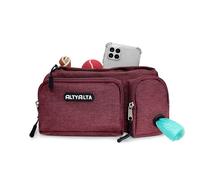 ALTYALTA EZ Dog Walking Bag - Sacchetto per dolcetti e dispenser per rifiuti (1,6 L)
