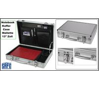 ALU Notebook Case 13" Pollici Netbook Laptop Cartella Silver Star Safe 73706
