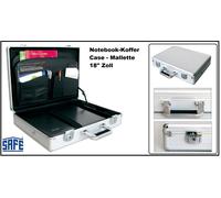 ALU Notebook Case 18" Pollici Netbook Laptop Document Case Silver Star Safe 275