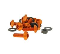 Alu Set Dadi Viti M5 x 16 Arancione - 8 pezzi