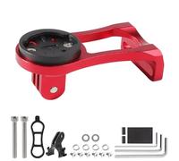 Alu Supporto Manubrio Bici per Garmin Edge 530 540 520 510 500 200 130 25 20 840 830 820 810 800 1000 1030 1040 Plus Explore 2 Computer GPS con Supporto Bicicletta Luce e Fotocamera Adattatore - Rosso