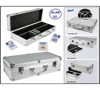 ALU valigetta monete Slab 50 Mega Safe 300 Per 50 Rettangolare Slab
