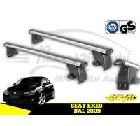 ALU120+BS112 BARRE PORTATUTTO FARAD IN ALLUMINIO SEAT EXEO DAL 2009