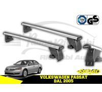 ALU130+BS68 BARRE PORTATUTTO FARAD IN ALLUMINIO VOLKSWAGEN PASSAT DAL 2005