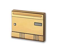 Alubox 1007657 Esse Sir e Cass Posta, Argento Met