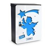 Alubox Angelo Cassetta Postale Mia con Sportello, Multicolore
