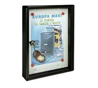 ALUBOX Bacheca Da Parete Per 1 Foglio A4 In Alluminio Anodizzato Bacheca Porta Avvisi Con Magneti Inclusi (ANTRACITE)