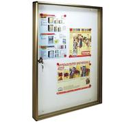 Bacheca Alluminio Portavvisi Annunci 55x73hx5 Con Clip Magnetiche Alubox Bc5cm