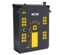 Alubox Casa 2 Cassetta Postale Mia con Sportello, Multicolore