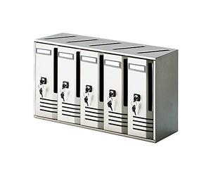 Alubox CASELLARIO Postale 5 Elementi CUBO