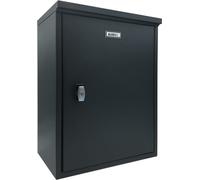 ALUBOX EASYBOX Cassetta Per Pacchi Corriere In Lamiera Zincata 59X43,5X34 Cm Cassetta Postale Pacchi Di Grandi Dimensioni