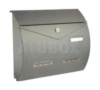 Alubox Cassetta posta maxi con tettuccio (37,5x11x31cm) Argento BUSTAAR