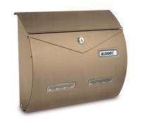 Alubox Cassetta posta maxi con tettuccio (37,5x11x31cm) Sabbia 71BUSTASA