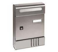 Alubox Cassetta posta senza tettuccio (20,4x7x29cm) ESSE Anodizzato argento