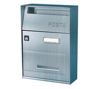 Alubox Cassetta posta senza tettuccio (21x9,5x30,5cm) EFFE Inox tdl 12F1IX