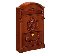 Alubox Cassetta posta senza tettuccio (26x9x41cm) RESIDENCE Ruggine 30RESVRRU