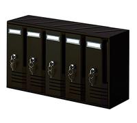 ALUBOX CASSETTA POSTALE A 5 POSTI GHISA ART. C5 CARTOMATICA Confezione da 1PZ