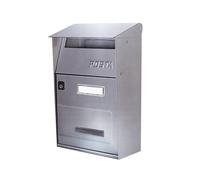 ALUBOX CASSETTA POSTALE ART. FT/V GRIGIO GHISA ALLUMINIO ARREDO ESTERNO