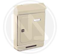 Alubox cassetta postale per esterno “uno maxi” avorio l. 26,3 x h. 39,5 x p. 7cm