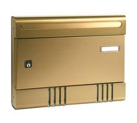 ALUBOX CASSETTA POSTALE SERIE 'SIRE' verniciato sabbia cm 36,5x7xh.29.