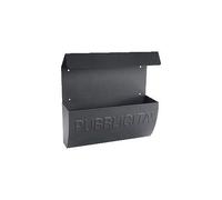 Cassetta porta pubblicita reclame alubox acc.zinc vern antracite mm 310x100 h.mm