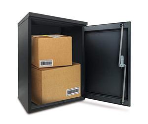 ALUBOX EASYBOX Cassetta Per Pacchi Corriere In Lamiera Zincata 59X43,5X34 Cm Cassetta Postale Pacchi Di Grandi Dimensioni