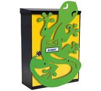 Alubox geko Cassetta Postale Mia con Sportello, Multicolore