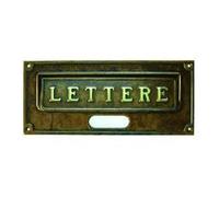 ALUBOX PLACCA BUCA LETTERE ROMA OTTONE BRUNITO