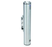 ALUBOX Posacenere Da Esterno A Muro In Alluminio Satinato Portacenere Da Esterno 8X8X48 Cm Kit Di Installazione E Pulizia Incluso Posacenere Da Muro 2 Kg Adatto Per Esterno E Interno