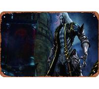 Alucard In Castlevania Lords Of Shadow 2, poster in metallo retrò per esterni, decorazione da parete, per giardino, bar, ristorante, garage, club, decorazione da parete, 20 x 30 cm, regali per la