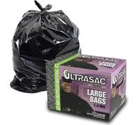 Aluf Plastics 792763 Ultrasac Heavy Duty Professional Quality Trash bag, 33 Gallon Capacity, 99,1 cm lunghezza x 83,8 cm larghezza, grande, nero (case of 100)