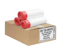 Aluf Plastics DS13 W 24 x 27 Kitchen Drawstring Trash Bags, 13 GAL, alto (confezione da 200)