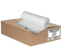 Aluf Plastics - Sacchetti per immondizia trasparenti con coulisse, per bidoni della spazzatura Slim Jim, 72,4 x 99,1 cm, confezione da 200, per casa, ufficio, industriale e municipale