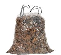 Aluf Plastics - Sacchetti per la spazzatura trasparenti con coulisse, 76,2 x 83,8 cm, confezione da 36, per casa, cucina, bagno e ufficio