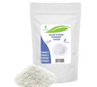ALUM POLVERE (Allume di potassio) - 100 Gr - 100% naturale | Ideale per formulare deodoranti, cura del corpo e prodotti dopobarba