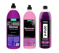 Alumax + V-Floc + Removex Kit Automotive Clean Vonixx Vintex 3x 1,5L