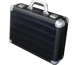 Alumaxx Attaché - Valigetta per laptop VENTURE, nero opaco (Nero) - 45164
