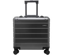 Alumaxx Trolley pilota Gravity a 4 ruote in Alluminio, 44 cm, con scomparto per laptop grigio