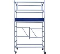 Alumexx ECO-Line Trabattello pieghevole Modulo A + B - Trabattello mobile - Adatto per uso privato - Classe 2 - Alluminio - Altezza di lavoro 3,8 m - Produzione olandese - Certificato TÜV