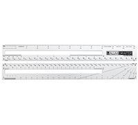 Alumicolor AlumiDrafter Architect - Strumento da disegno, 30,5 cm, argento
