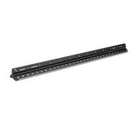 Alumicolor Righello, strumento di misurazione, nero, 30,5 cm